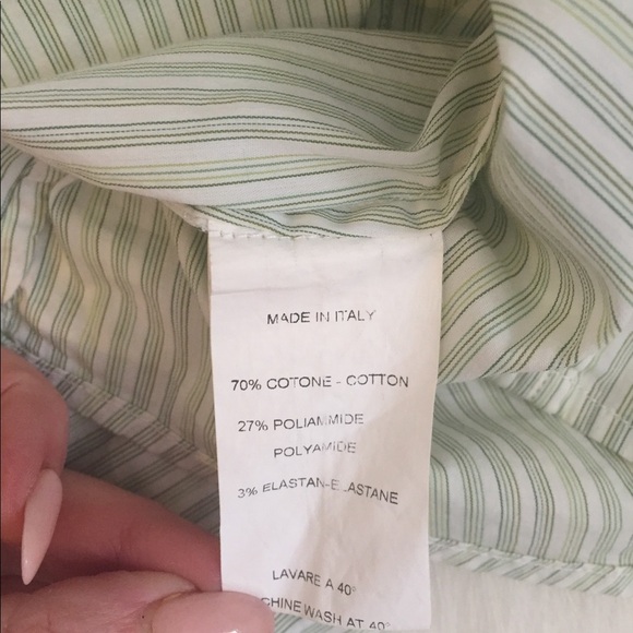 Agnona Italy Striped Tailored Button down Shirt - Picture 10 of 12